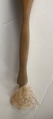 Vintage Victorian Fan Pulls out of Wood Handle, Mirror Hand Held Hand Painted - Picture 4 of 17