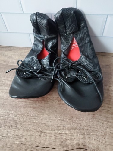 FLAT OUT - Oxford Style Rollable Flats - Black - Medium (7-8.5) - Picture 4 of 6