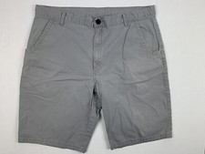 Dickies Men's 38 Button-Fly Gray Shorts Cotton Blend 5-Pocket Shorts 10  Inseam