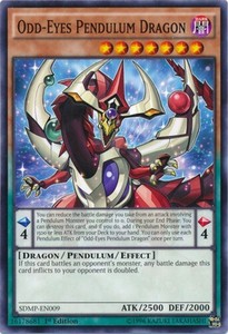 Odd-Eyes Pendulum Dragon - SDMP-EN009 - Common - 1st Edition x3 - Near Mint