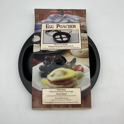Nordic Ware 05830 Non-Stick Egg Poacher fits 10-12'' Skillets