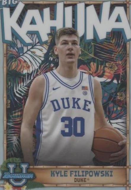 2022-23 Bowman University Chrome - Kyle Filipowski #TBK-7 - 1 of 2