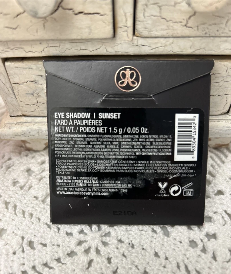 Sombra de ojos única Anastasia Beverly Hills puesta de sol 1,5 g nueva en caja Foto 2 de 2