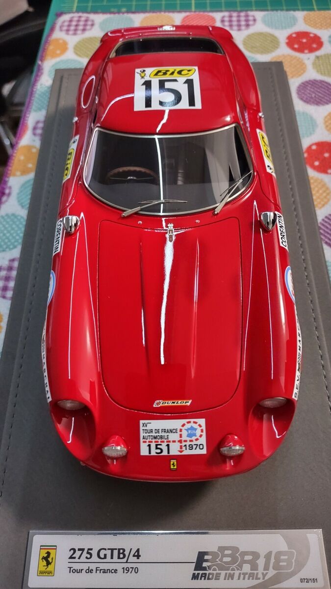 BBR Ferrari 275 GTB TDF 1970 Car N. 151, Limited Edition of BBR Ferrari 275 GTB TDF 1970 Car N. 151, Limited Edition of
