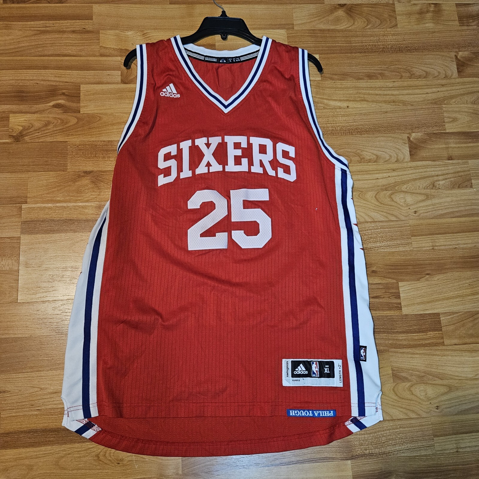 Philadelphia 76ers Vintage Adidas Ben Simmons Jersey Size Xl