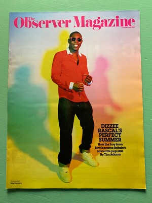 OBSERVER mag 13-Sept-2009 DIZZEE RASCAL Michael Caine Daphne Merkin Mark Thomas