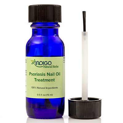 Psoriasis Nail Oil Treatment from Indigo Natural Herbs 15 ml - Free Shipping