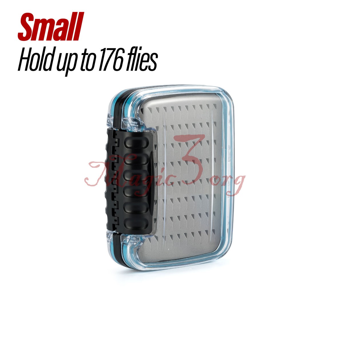 Two-Sided Waterproof Fly Box With Foam & Silicone - Easy Grip For Fly Fishing Tackle 2 thumbnail image