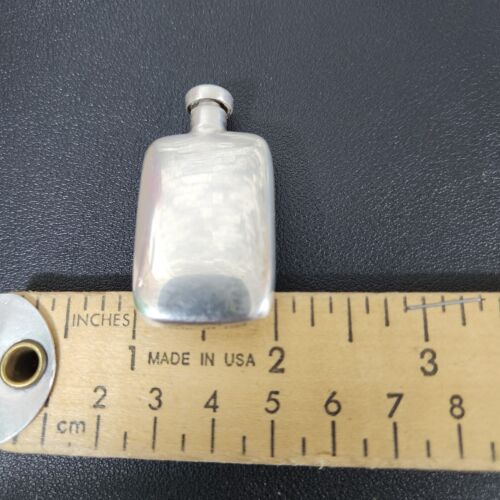 Sterling Silver Perfume Bottle Pendant - 15 grams and personalized - Engraved - Picture 4 of 6