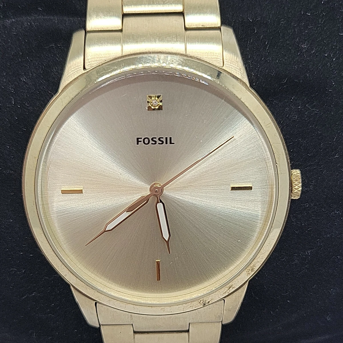 Fossil the minimalist gold clearance