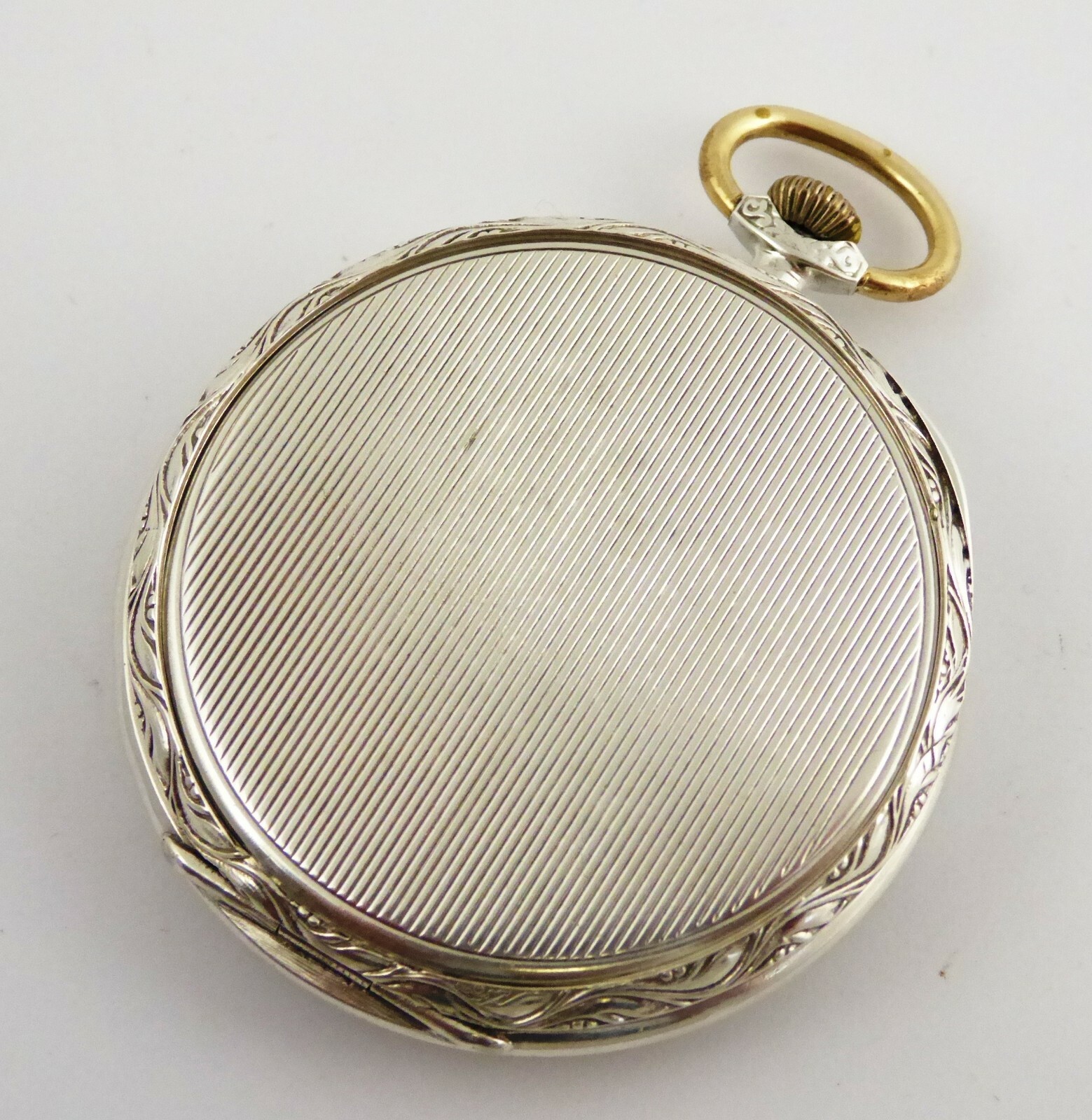 Early Solid Silver 1900s Antique Mechanical Pocke… - image 7