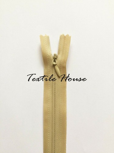 Invisible Zip Concealed Nylon Zipper Inch 20cm 25cm 28cm 40cm 45cm 50cm 60cm - Picture 5 of 28