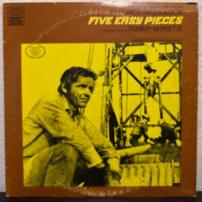 FIVE EASY PIECES Movie Soundtrack (Tammy Wynette) - 12'' Vinyl Record LP - EX