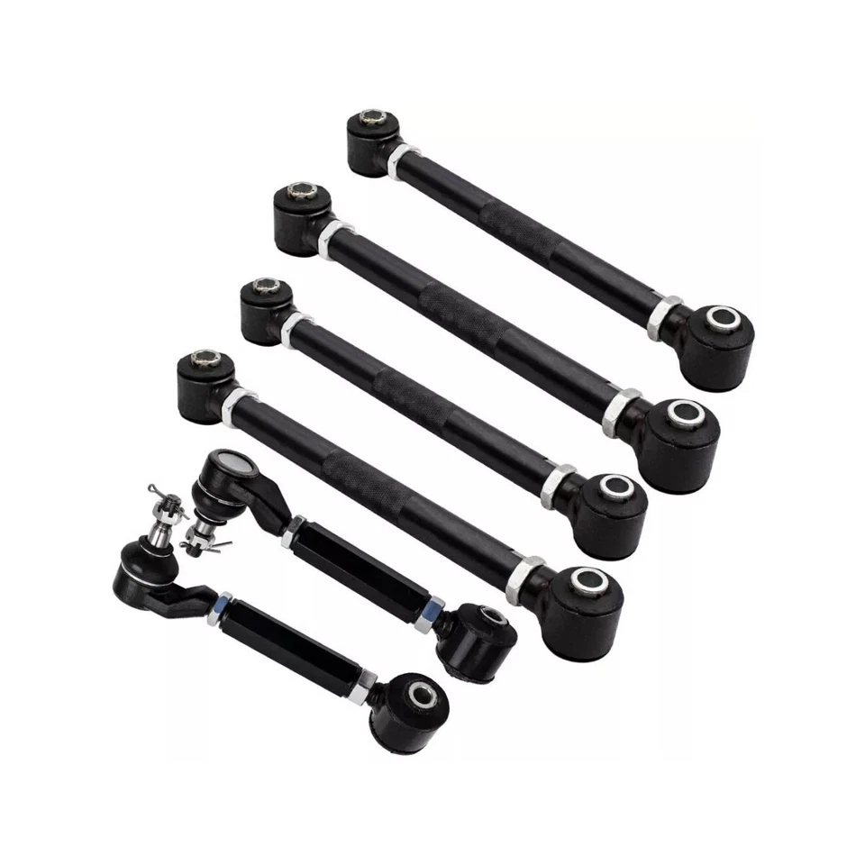 6pcs Rear Upper+Lower Control Camber Arms for 2003-2006 2007 Honda Accord Foto 2 de 4