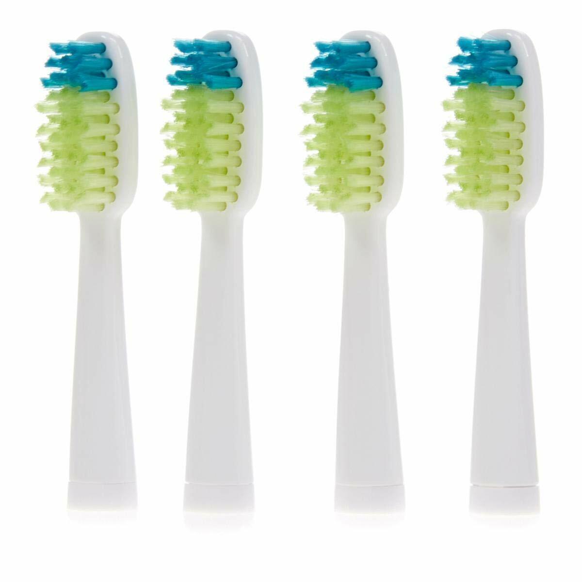 Voom Sonic - Go 1 Replacement  TOOTHBRUSH Heads , Soft, pack of 4