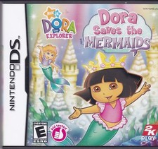 Dora the Explorer: Dora Saves the Mermaids Nintendo DS  COMPLETE W/ MANUAL 
