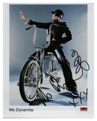 Ms Dynamite original hand signed autograph photograph singer rapper 