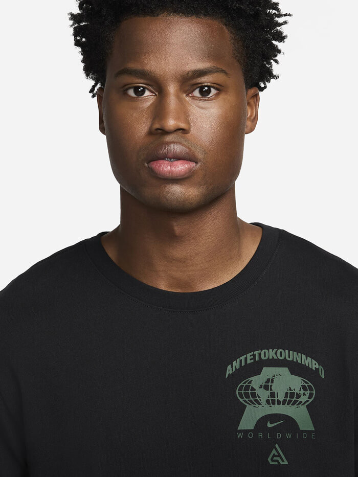 Nike Giannis M90 Basketball Black T-shirt FV8408-010 | eBay