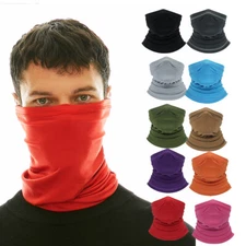 Neck Gaiter Face Mask Scarf Breathable UV Protection Mask Bandana for Men Women