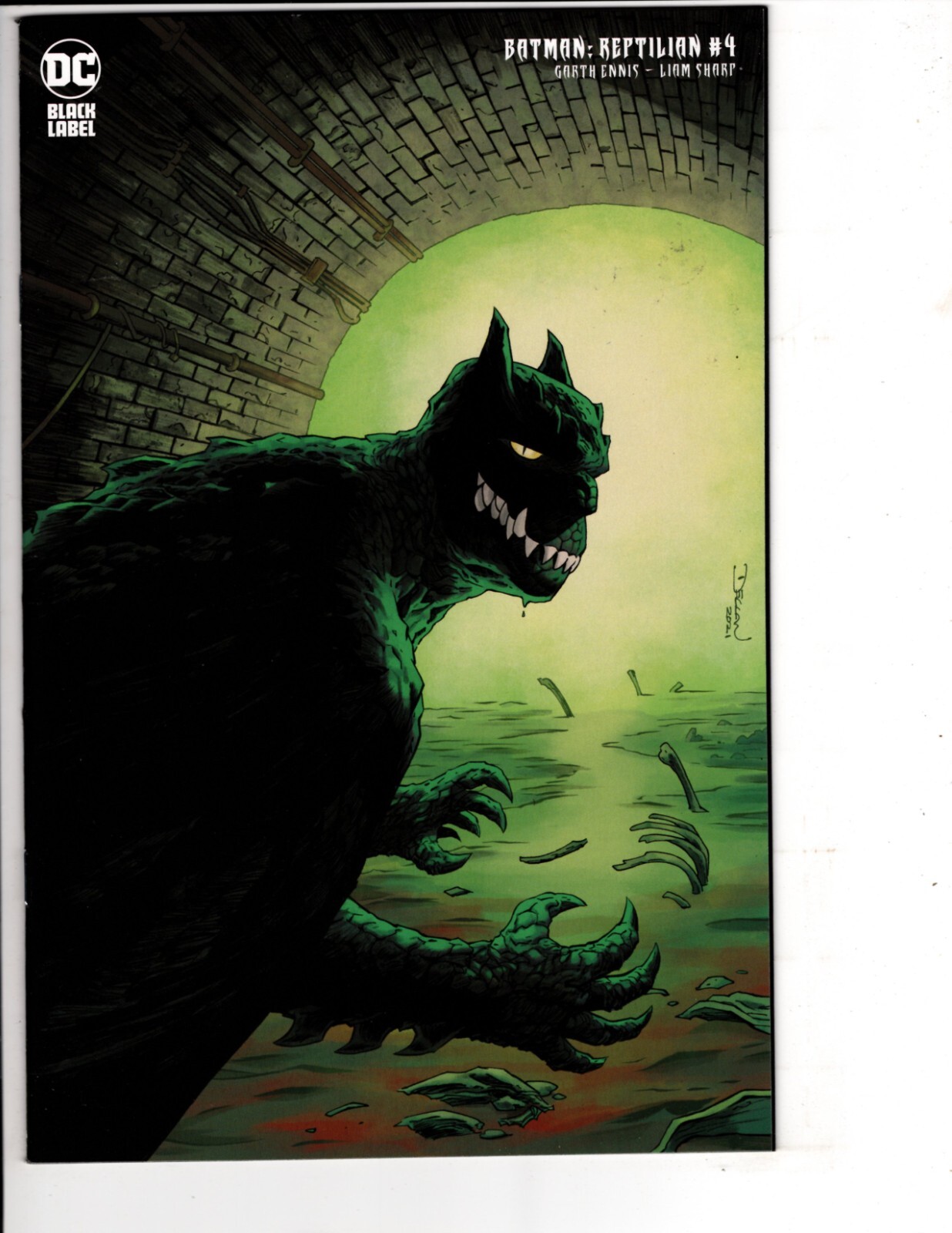 Decland Dc Batman: Reptilian #4 Declan Shalvey Variant Cover (DC Comics November ...