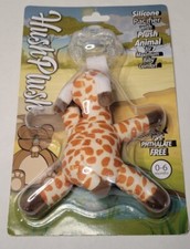 Hush Plush Silicone Pacifier with Plush Stuffed Giraffe - NEW In Box NIB
