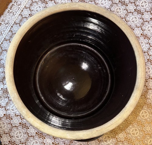 Antique 1800s E. Swasey & Co. 1- 1/2 Gallon Portland Maine Crock WITH LID! - Picture 6 of 12