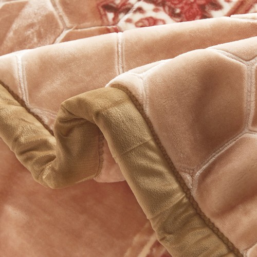 2 Ply Heavy Blanket 2 Sides Printed Soft Thick Warm Bed Throw Blanket 85" x 93" - Picture 53 of 112