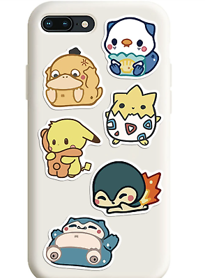 100pcs Pokemon Stickers Waterproof Cute Anime Stickers Laptop Skin Kawaii  Packaging Phone Case Kids Toys