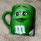M&M's Green Girl Coffee Mug Cup 2016 Mars Candy Ceramic Large 16oz  — photo 7