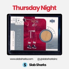 2001 UPPER DECK TOP SHELF #S-SY STEVE YZERMAN STICK MEM