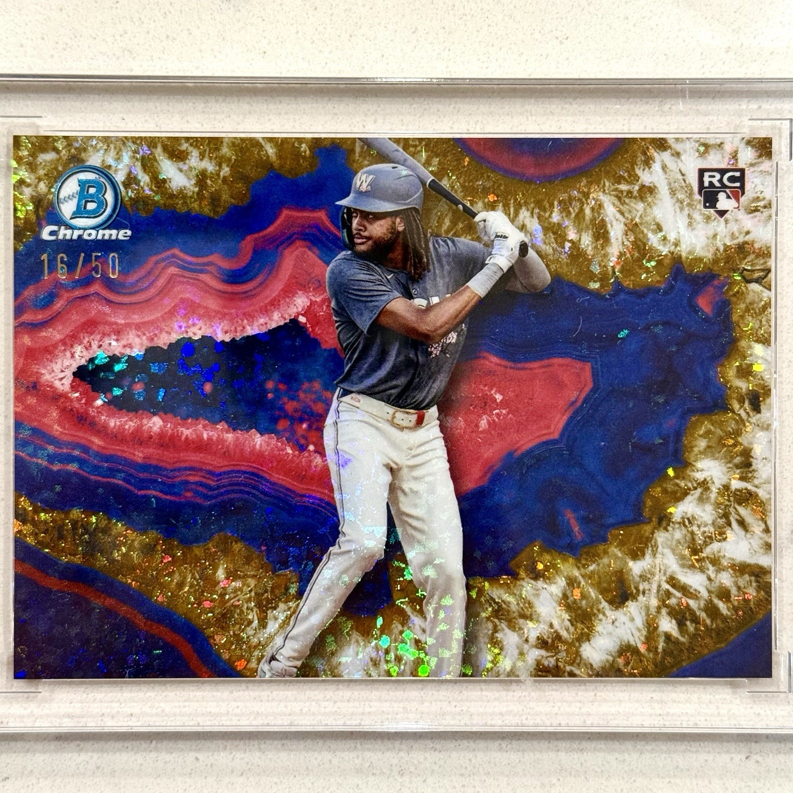 🔥 2025 Bowman Crystalized James Wood #BWC-15 Gold Refractor /50 (RC) SSP 🔥