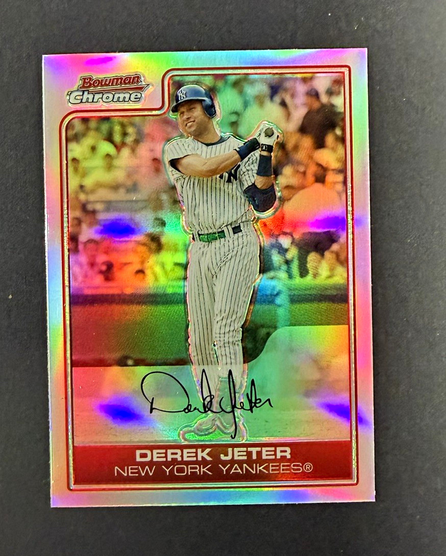 2006 Topps Bowman Chrome DEREK JETER REFRACTOR #65 Yankees HOF