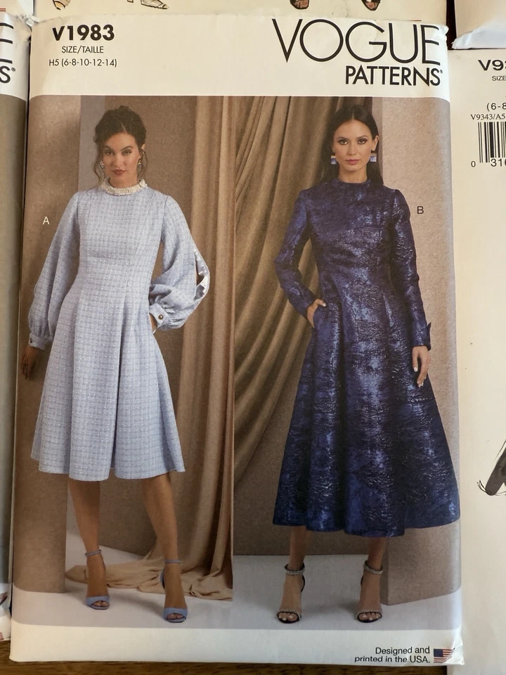 Vogue Sewing Patterns Lot of 6 |US Size 6-14 Dresses Formal Skirt’s Tops New - Image 2 of 4