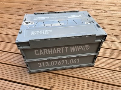 Carhartt WIP FALTBARER AUFBEWAHRUNGSBEHÄLTER KUNSTSTOFF GRAU