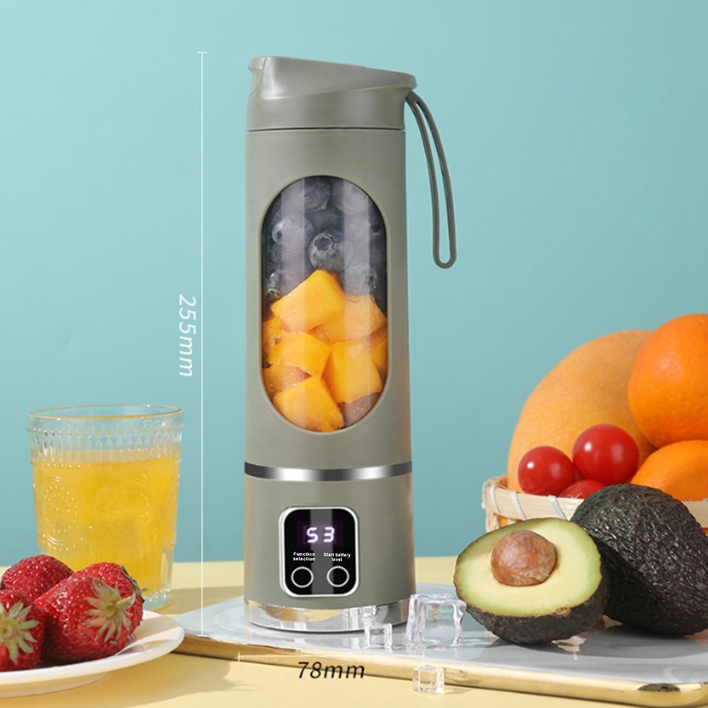 USB Rechargeable Portable Blender 8 Blade  Ice Crusher with Digital Display5056