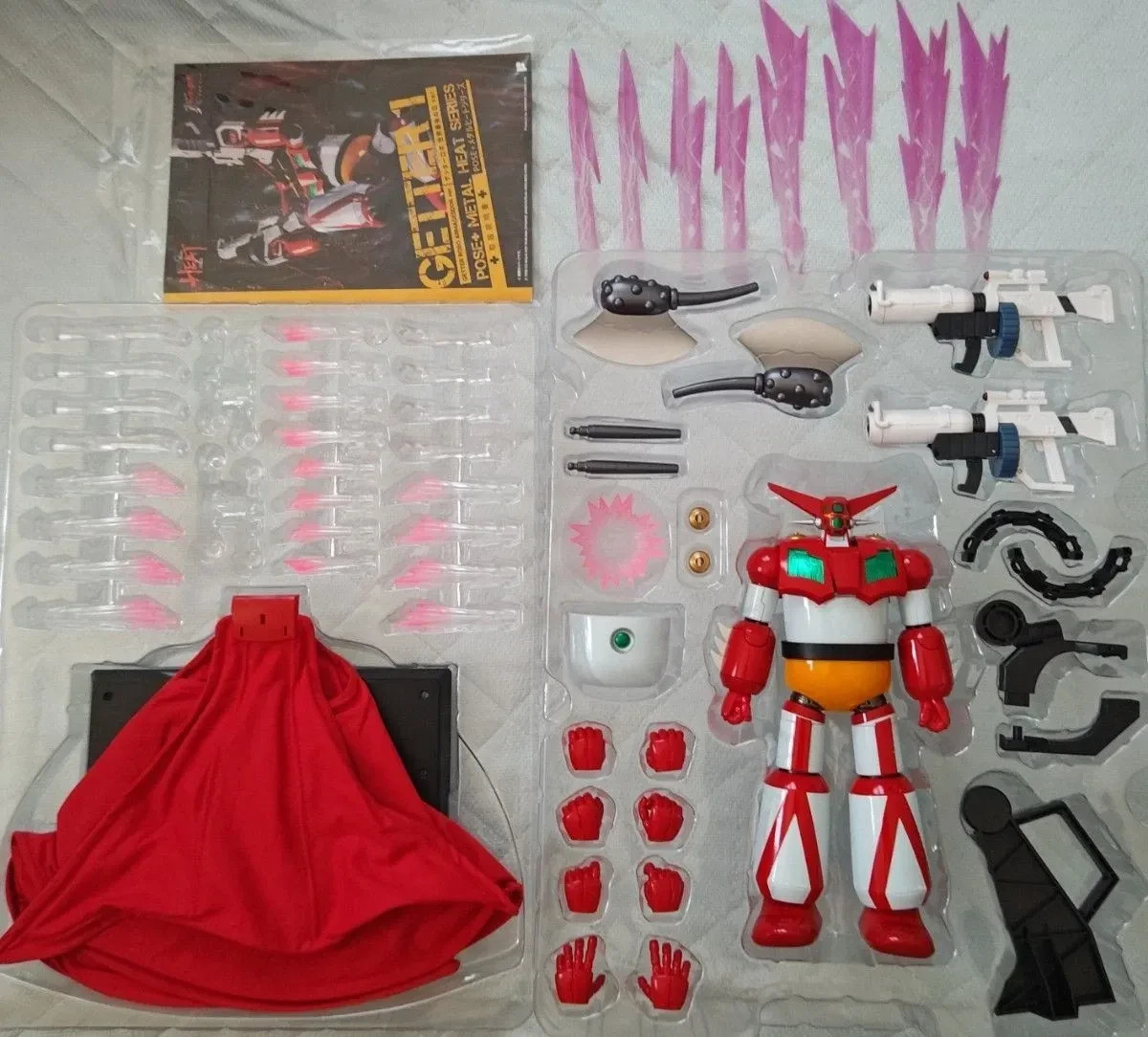 POSE+ METAL HEAT Series Getter 1 2 3 Set Getter Robo Armageddon Figure JP