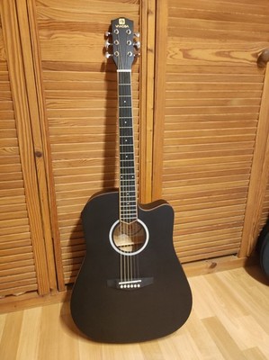 Vangoa 4/4 Akustik+elektrische gitarre   Set mit Zubehör, sehr guter Zustand