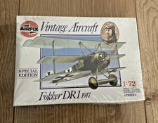 W292 Airfix Model Kit 01074 - Fokker DR1 1917 - 1/72 - Sealed