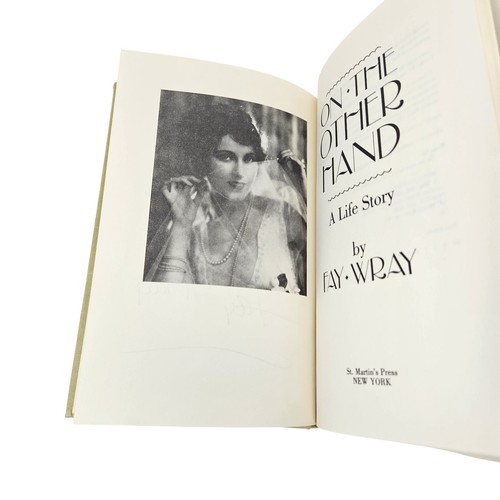 On The Other Hand By Fay Wray 1st Edition HC DJ Signed Copy - Picture 12 of 23