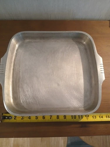 Wagner Ware Magnalite Aluminum Roast And Bake Pan 4007-M 13 X 12 Inches USA