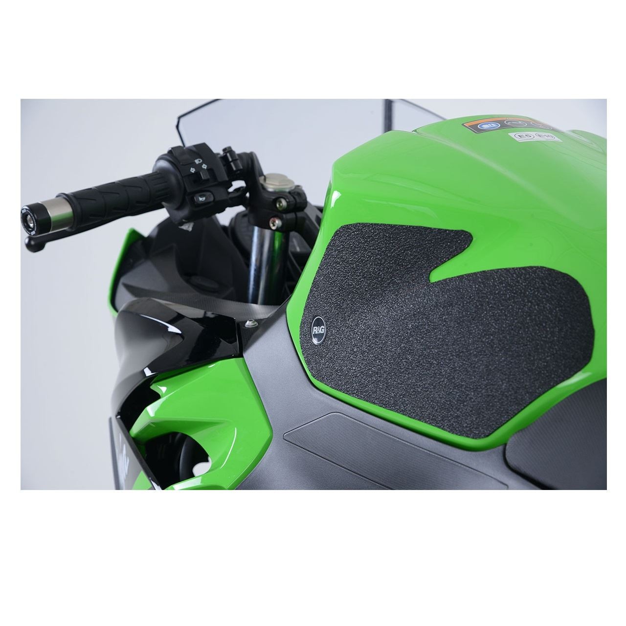 R&G Tank Traction Grips Clear (2-Grip Kit) Kawasaki Ninja 250 2018 - 2020