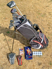 Full Set Of Golf Clubs, Titleist And Callaway Clubs, Callaway Bag And Balls,Tees