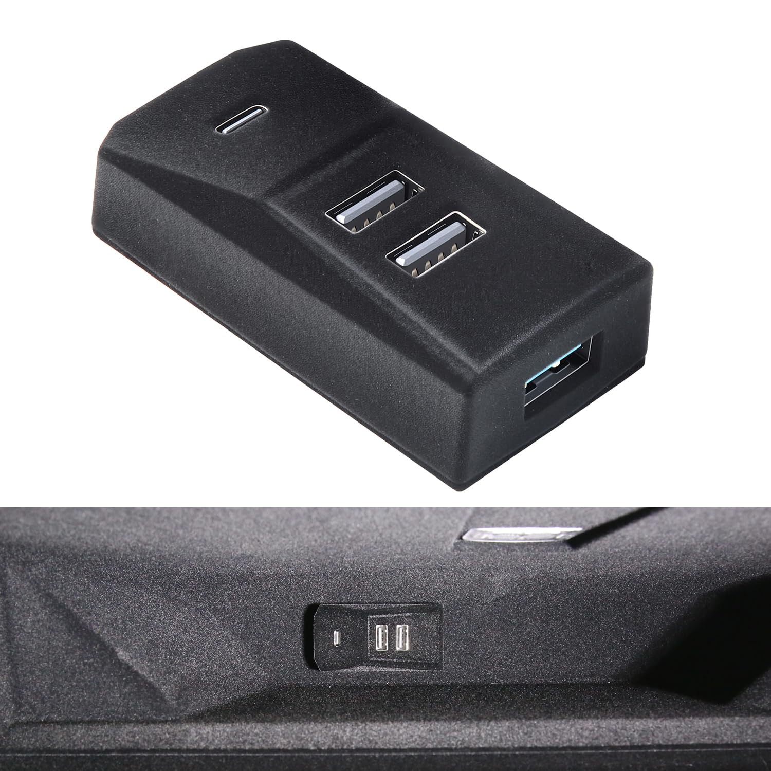 Arcoche Hub USB per Tesla Glove Box Docking Station a 4 porte Modello 3 Highland