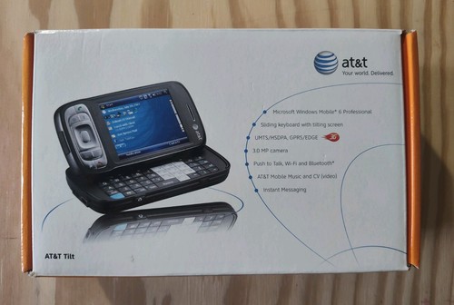 AT&T Mobile Smart phone Model HTC Tilt 8925 with Sliding Keyboard PTT - MINT HTF