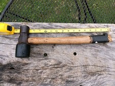 Vintage Auto Body Hammer Pat. 145815 Metal And Rubber
