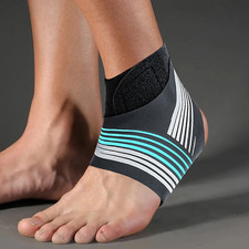 2 Piece Sports Ankle Compression Strap Ankle Support Stabilizer Tendon Pain Reli