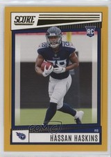 2022 Score Rookies Gold Hassan Haskins #327 3pu