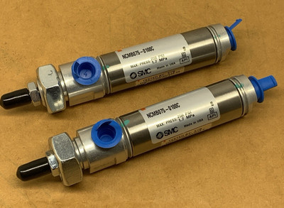 SMC NCMB075-0100C  PNEUMATIC CYLINDERS. (SET OF 2)    *NEW**