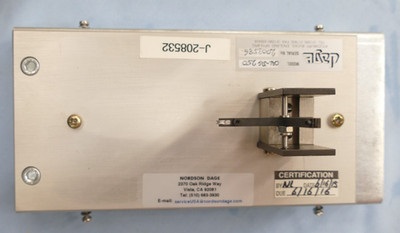 Nordson Dage BT Bondtester Bond Shear Calibration Jig CAL-JIG250