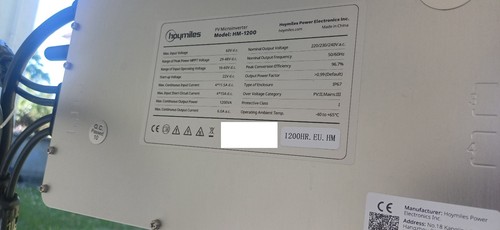 Hoymiles HM-1200+Endkappe